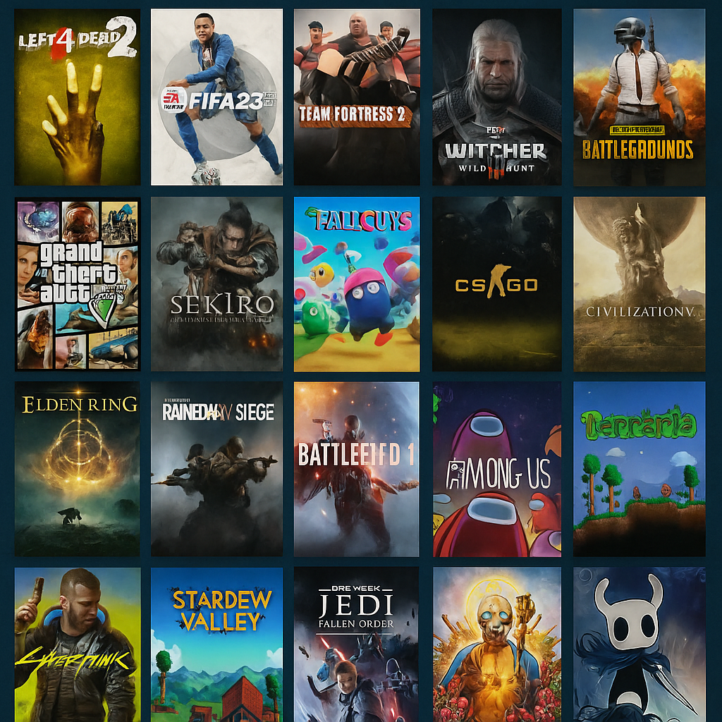 بكج حساب ستيم 100 لعبة - الصورة 3